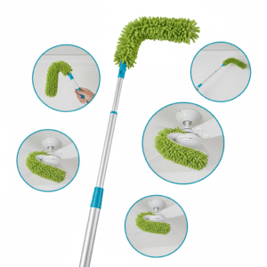 Extendable Fan Cleaner with Microfiber Duster