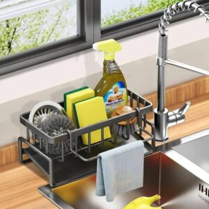 Metal Sink Draining Rack – Kitchen Organizer & Drying Basket