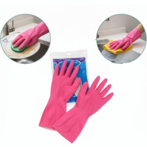 Multi Pink Cleaning Gloves – 1 Pair