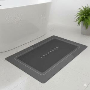 Square Bathroom Mat – Water Absorbent Floor Mat