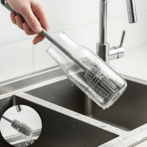 Silicone Cup Brush – Flexible Bottle & Glass Cleaner