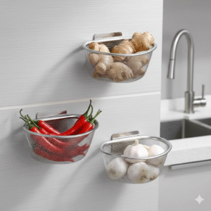 Steel Sink Drain Basket (No Drill Design)