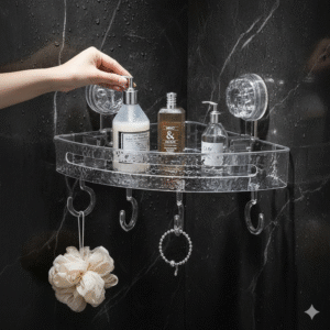 Texture Bathroom Corner Shelf (Wall Mounted)