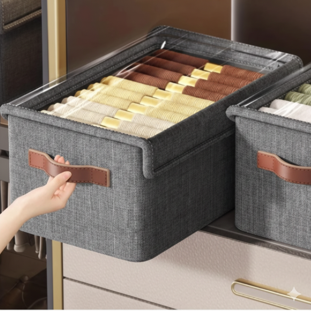 26 Litre Storage Box with Lid – Multipurpose Organizer