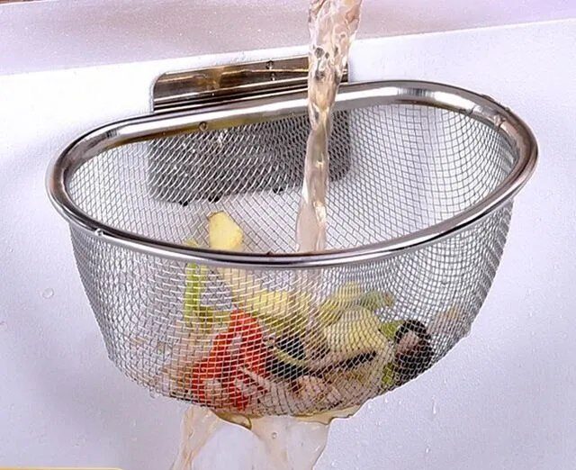 Steel Sink Drain Basket (No Drill Design) - Image 2