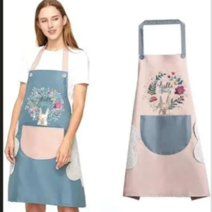 Kitchen Pocket Apron – Floral Design with Front Pocket