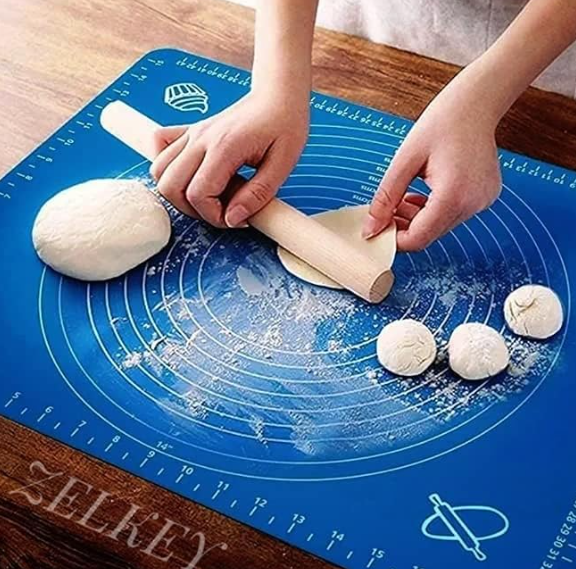 Chapathi Rolling Mat + Atta Dough Maker Bag - Image 3
