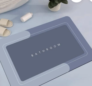 Square Bathroom Mat – Water Absorbent Floor Mat