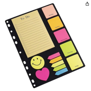 Sticky Note Planner Set – Multi-Color Memo Pad Combo