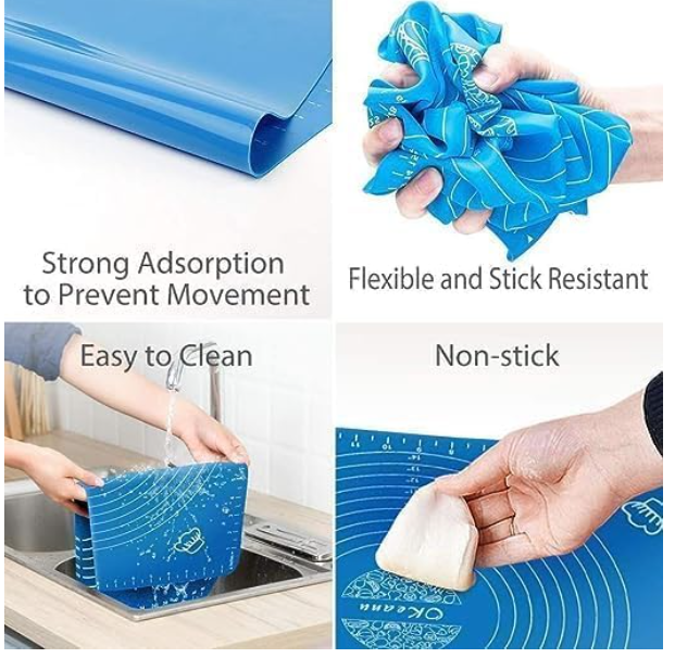 Silicone Fondant Chapathi Rolling Mat - Image 2