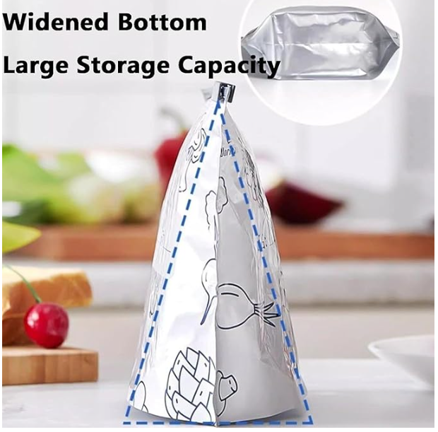 Reusable Aluminum Foil Bag (10 PCS Set)