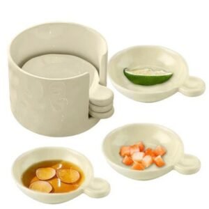 Sauce Dishes with Handle – Mini Serving Bowl Set