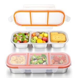 3 Container Steel Box – Stainless Steel Kitchen Storage Set
