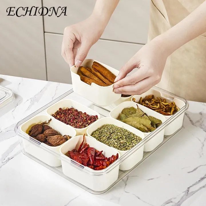Jar Spice Box – Multi-Compartment Masala Organizer - Image 2