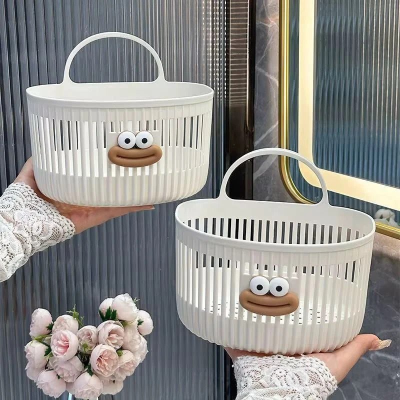 Plastic Hanging Basket – Multipurpose Wall & Kitchen Organizer (Pack of 2) - Image 2