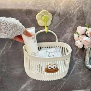 Plastic Hanging Basket – Multipurpose Wall & Kitchen Organizer (Pack of 2)