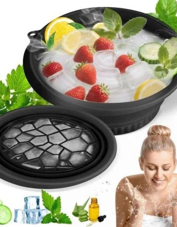 Silicone Face Washing Ice Bucket